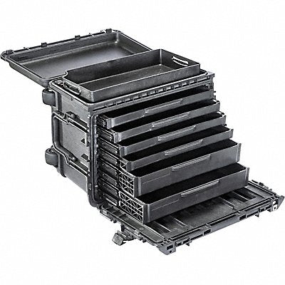 PELICAN 0450SD6 Rolling Tool Box 48 lb Cap. Plyprpyln
