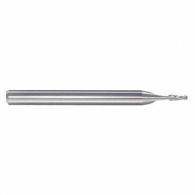 GRAINGER 251001111 Ball End Mill Single End 3/64 Carbide