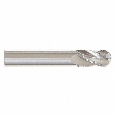 GRAINGER 258100112 Ball End Mill Single End 1/4 Carbide