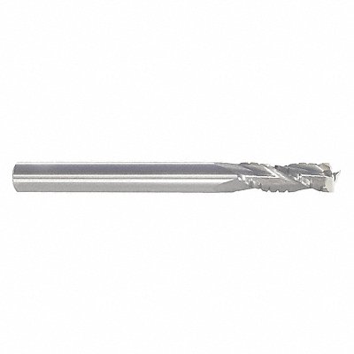 GRAINGER 267437100 Corner Radius End Mill 3/8 Carb 0 rad