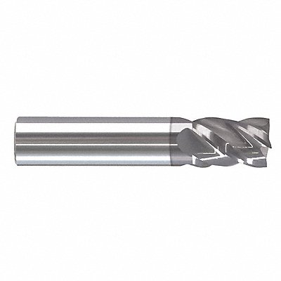 GRAINGER 284000089 Square End Mill Single End Carbide 3/16