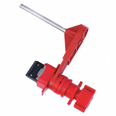 SKILCRAFT 534000NIB0391 Universal Valve Lockout Red 9 L 3 H