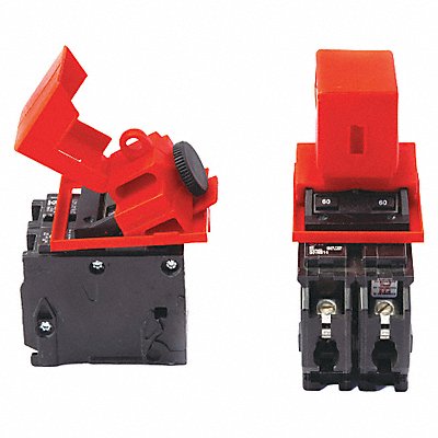 SKILCRAFT 534000NIB0393 Clamp-On Breaker Lockout with Cleat PK6