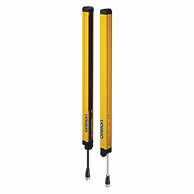 OMRON F3SG4RA048014 Light Curtain 24VDC Yellow Aluminum
