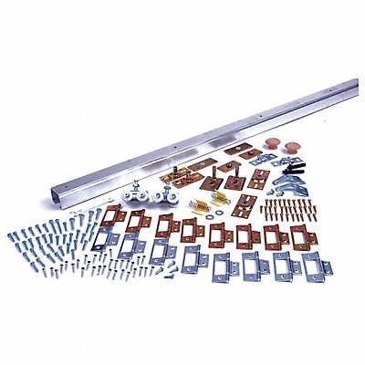 NATIONAL GUARD SLAL75BF4DR60 Track Kit Sliding Door Type Alum. Silver
