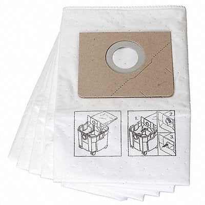 FEIN 31345251010 Vacuum Bag Paper 1-Ply 11-13/16 H PK5