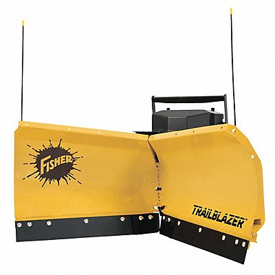 FISHER 87500 V-Plow Blade Steel Black 48 L 23-1/2 H