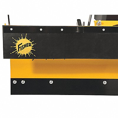 FISHER 84985 Deflector Rubber Black 36 L 11-1/4 H