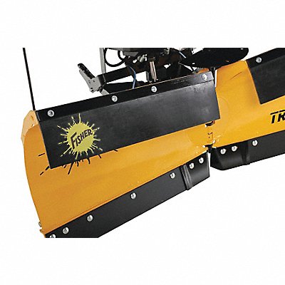 FISHER 52654 Deflector Rubber Black 27-1/4 L 9-1/2 H