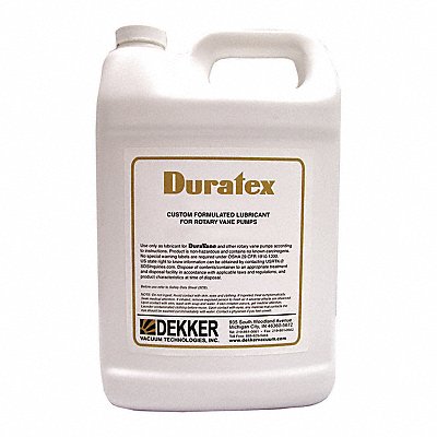 DEKKER VACUUM TECHNOLOGIES INC. 52100010000 Vacuum Pump Oil 1 gal Can 80 SAE Grade