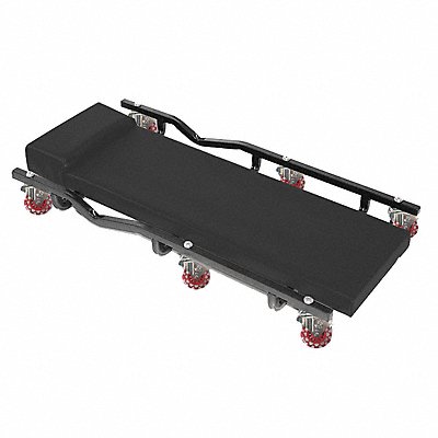 WHITESIDE 34VHD6VIP Creeper 4-5/8 H Steel 6 Wheels