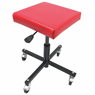 WHITESIDE 4STAR Mechanic Seat 25-3/4 H Steel 4 Wheels