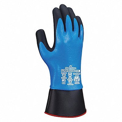 SHOWA STEX377SCM07 Coated Gloves Black/Blue M PR