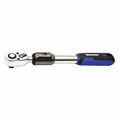WESTWARD 55KE96 Hand Ratchet 13 in Chrome 3/8 in