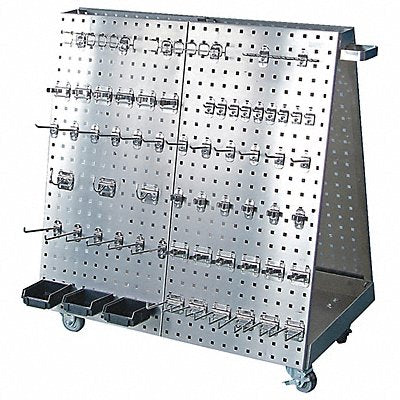 TRITON PRODUCTS LBC18SSH Afrm Pegboard Trk Kt 37inx39inx21in Sqr