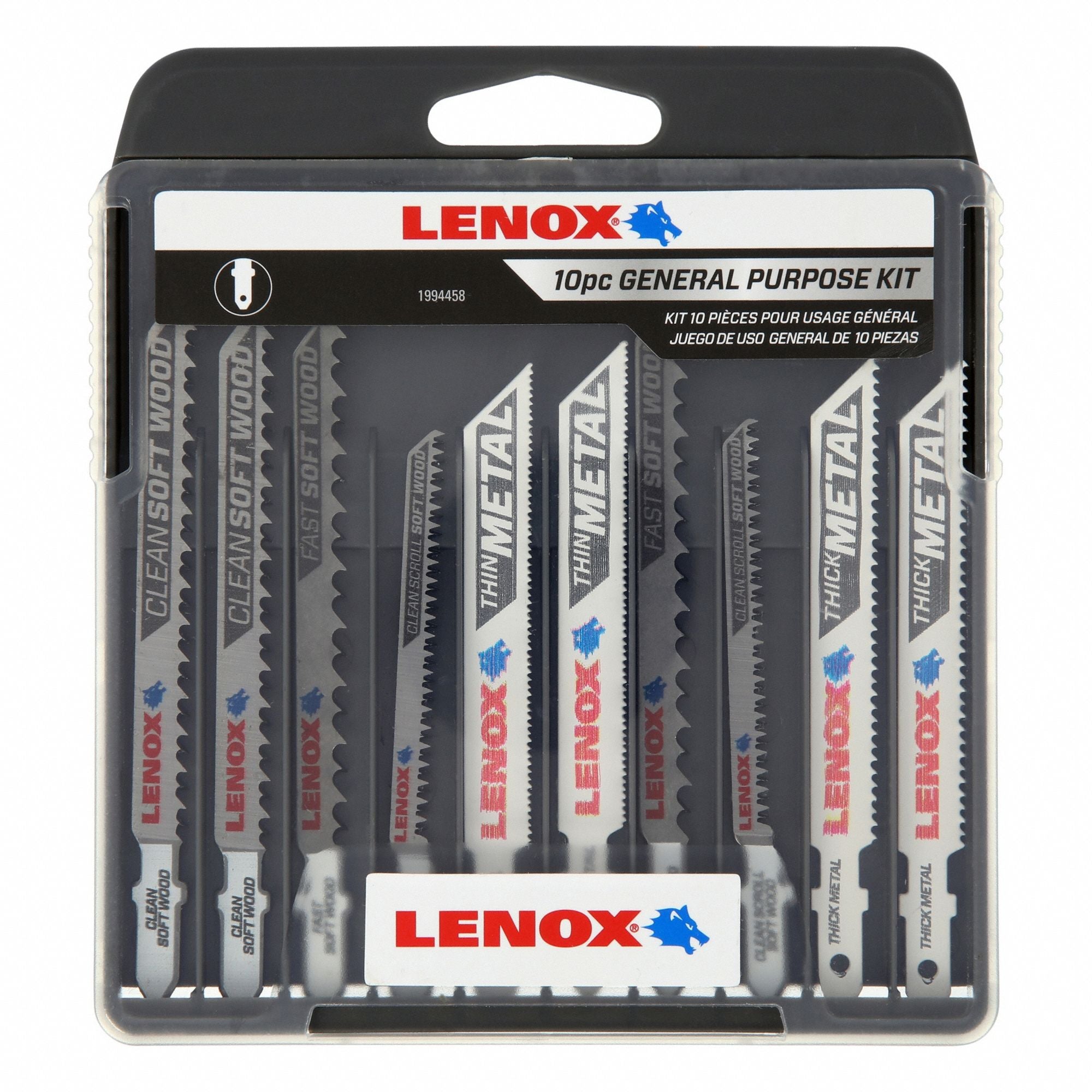LENOX 1994458 JigSawBlade Rigid for Straight Cuts PK10