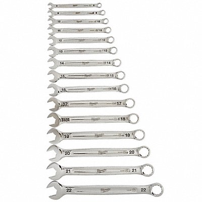 MILWAUKEE 48229515 Combination Wrench St CV Steel Chrome Metric