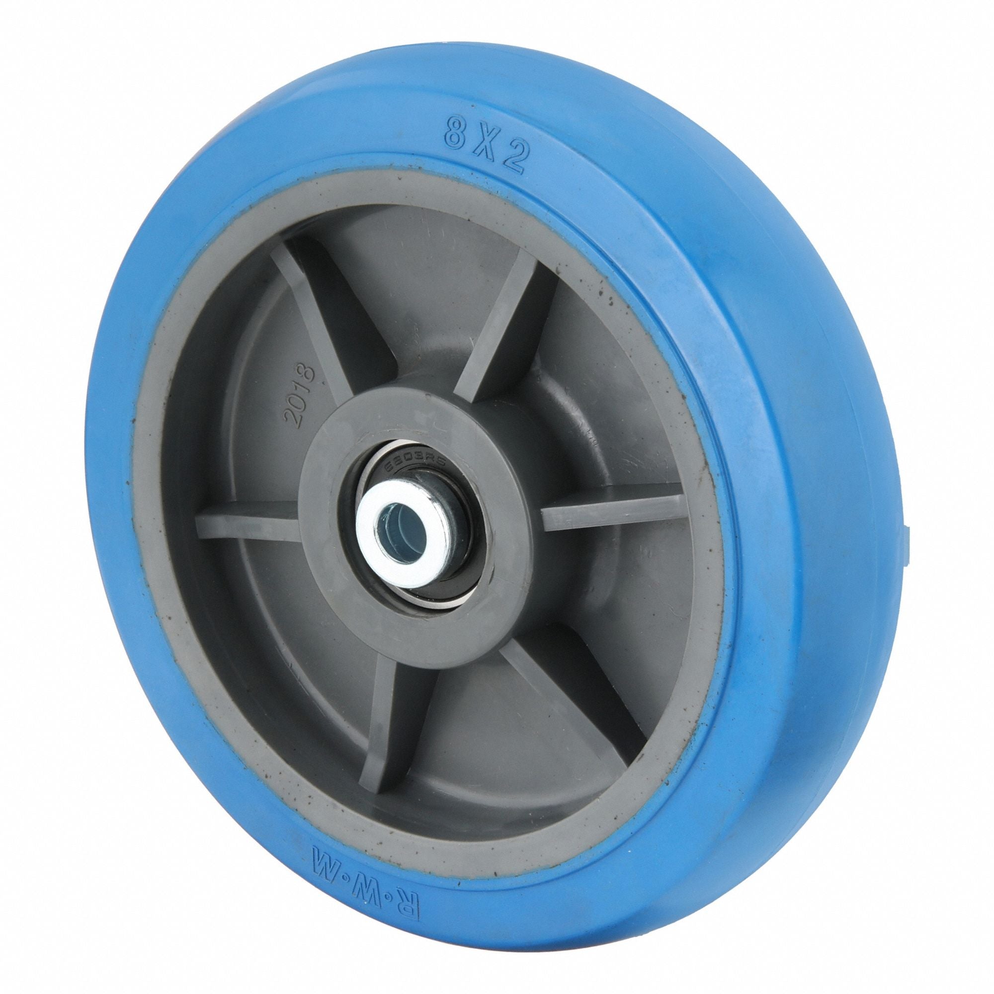 GRAINGER SWB082008 Castor Wheel Black Core 8 Wheel Dia