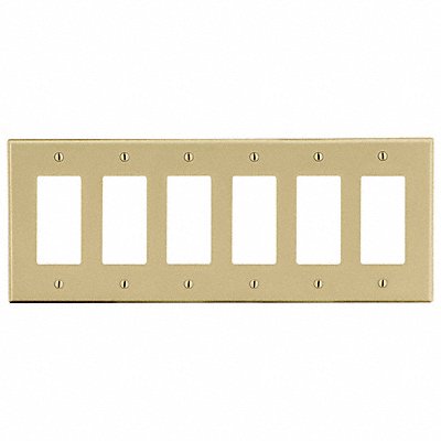 HUBBELL P266I Rocker Wall Plate Ivory