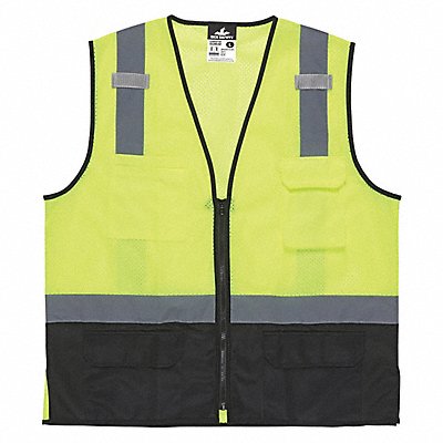 MCR SAFETY CL2MLSZXL K2271 High Visibility Vest XL Size Unisex