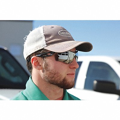 MCR SAFETY CL417 Safety Glass Grey Lens Half-Frame