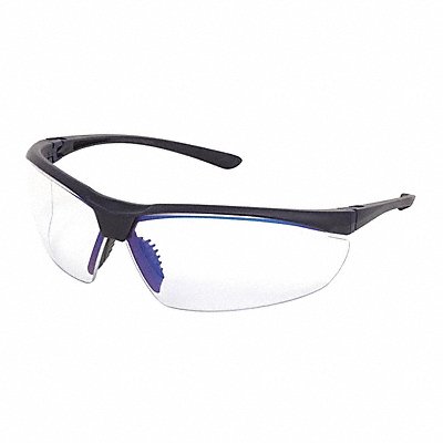 MCR SAFETY VL210MB Safety Glass Clear/Blue Lens Half-Frame