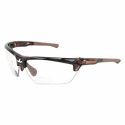 MCR SAFETY DM13H10PF Bifocal Safety Reading Glasses +1.00