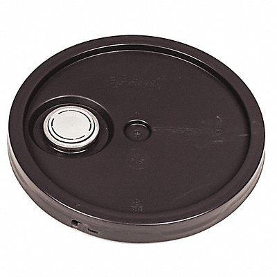BASCO ROP2100CVRFTTBR Plastic Pail Lid Brown Plastic