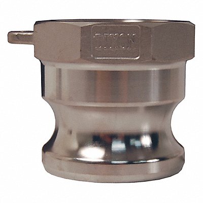 DIXON VALVE  COUPLING G250ASS Cam and Groove Adaptor 2-1/2 316 SS