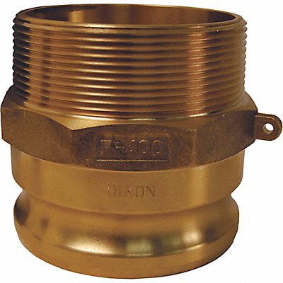 DIXON VALVE  COUPLING G125FBR Cam and Groove Adaptor 1-1/4 Brass
