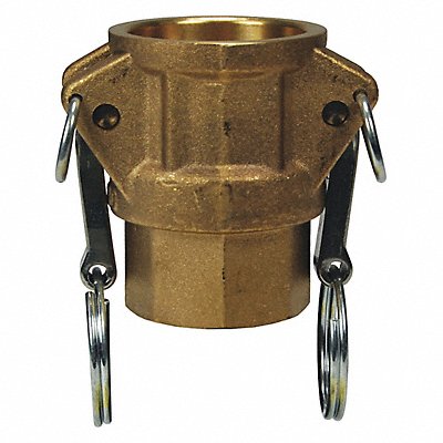 DIXON VALVE  COUPLING G50DBR Cam and Groove Coupling 1/2 Brass