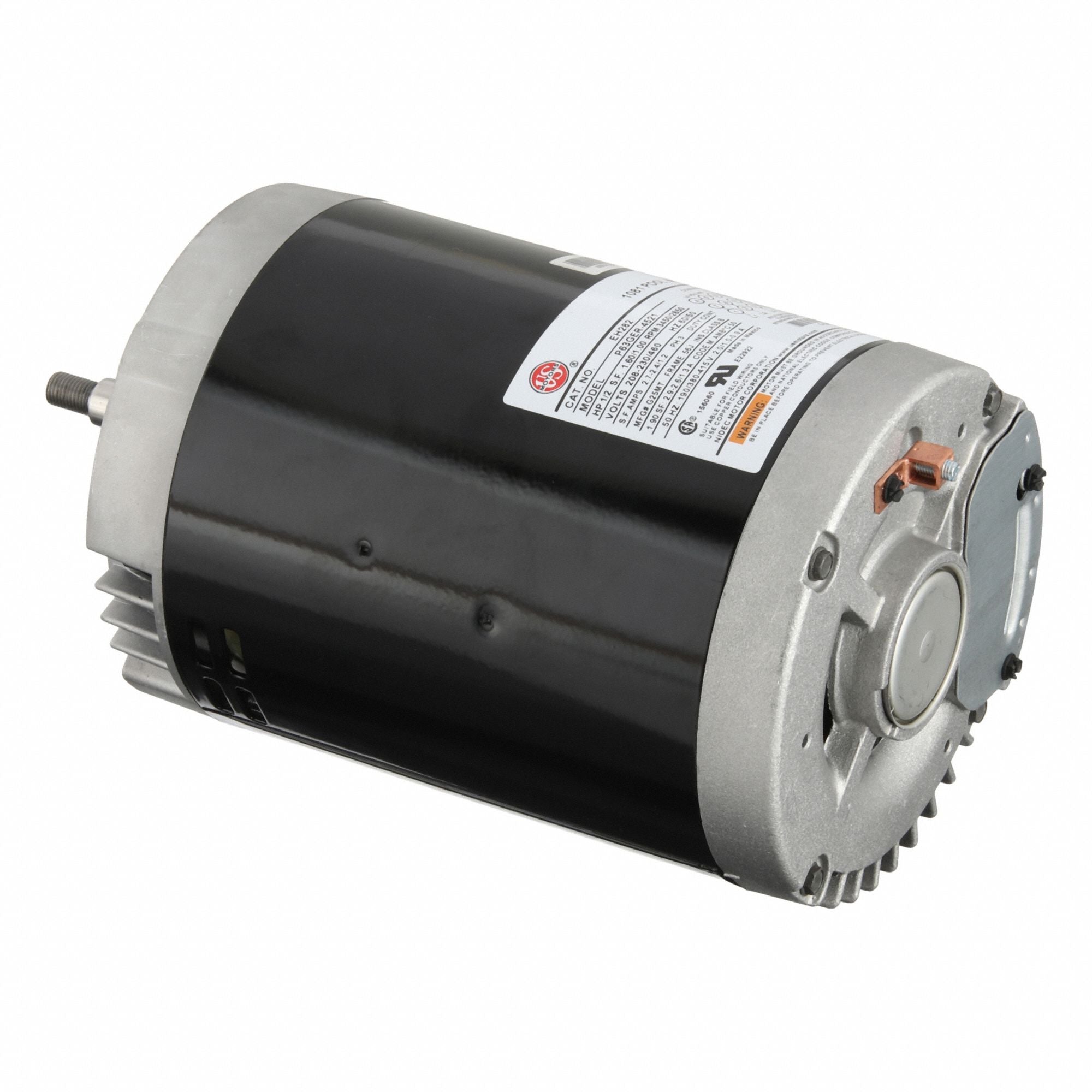 U.S. MOTORS EH282 Motor 1/2 HP 3 450 rpm 56J 208-230/460V
