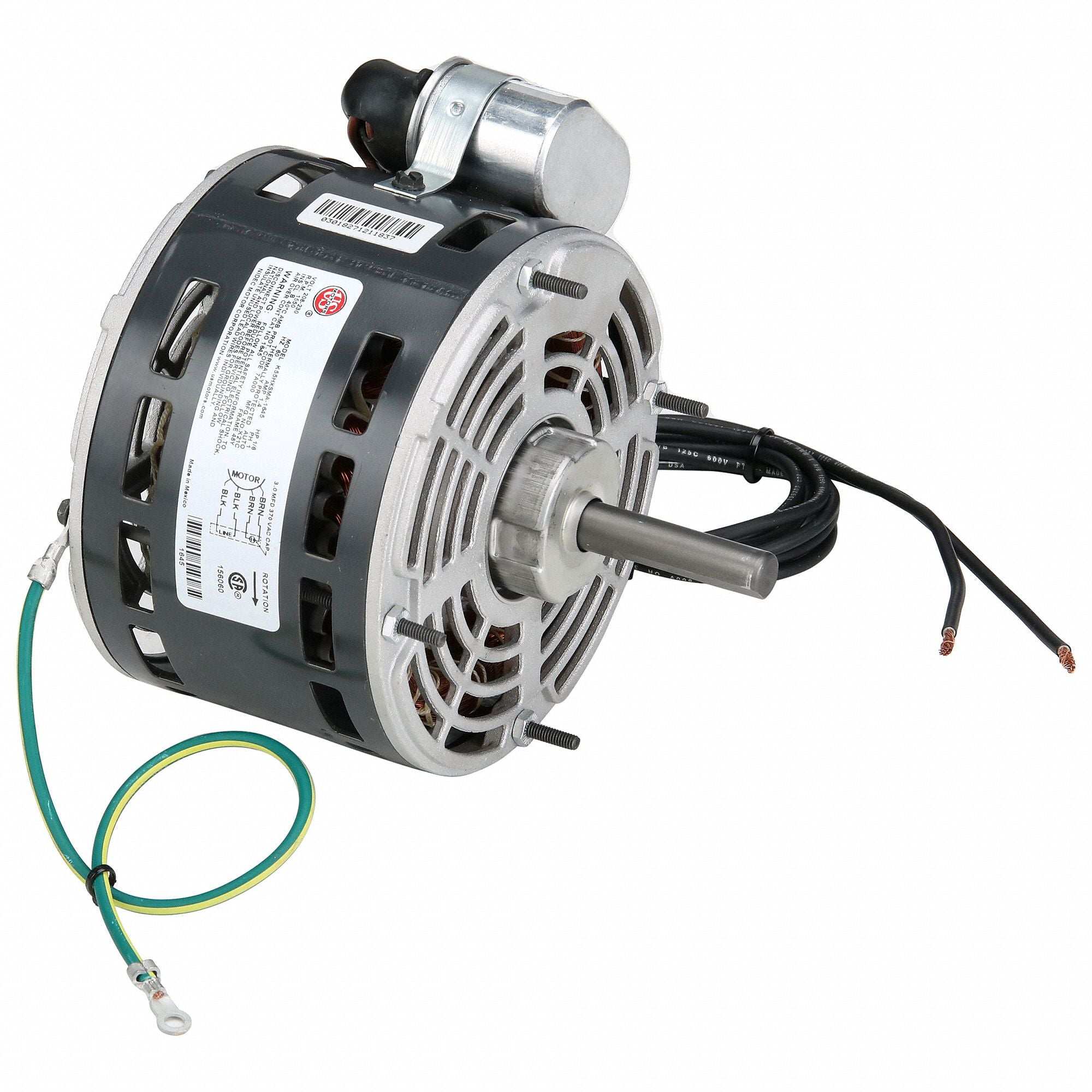 U.S. MOTORS 1645 Condenser Fan Motor 1/6 HP