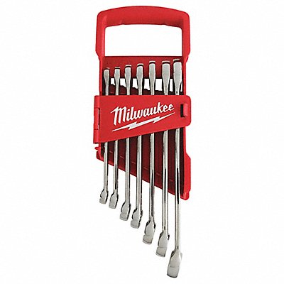 MILWAUKEE 48229407 Combination Wrench St CV Steel Chrome Standard