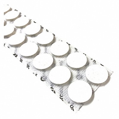 GRAINGER 75VCWM72 Reclosable Fastener Shapes White PK2056