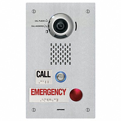 AIPHONE IXDVF2RA Video Door Station 11-11/16 H