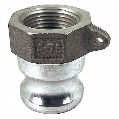 GRAINGER PLE02 Cam and Groove Adaptor 3/4 Aluminum
