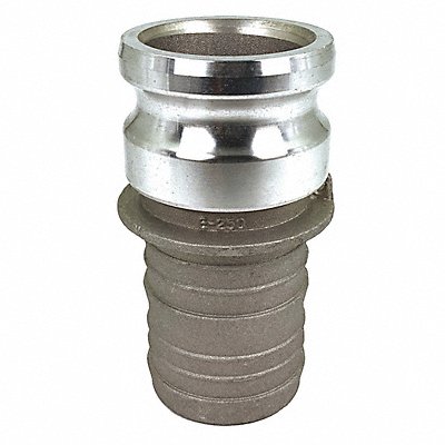 GRAINGER PLE26 Cam and Groove Adaptor 2-1/2 Aluminum