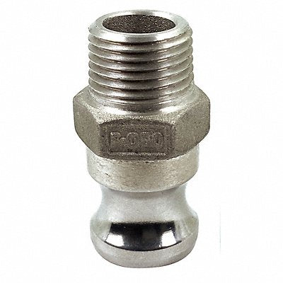 GRAINGER PLE31 Cam and Groove Adaptor 1/2 Aluminum