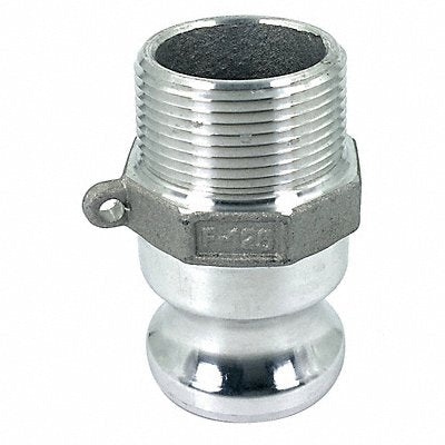GRAINGER PLE33 Cam and Groove Adaptor 1-1/4 Aluminum