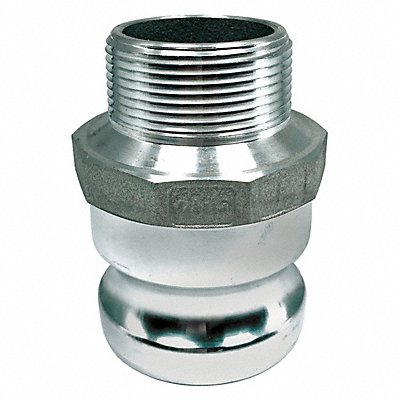 GRAINGER PLE35 Cam and Groove Adaptor 2 Aluminum