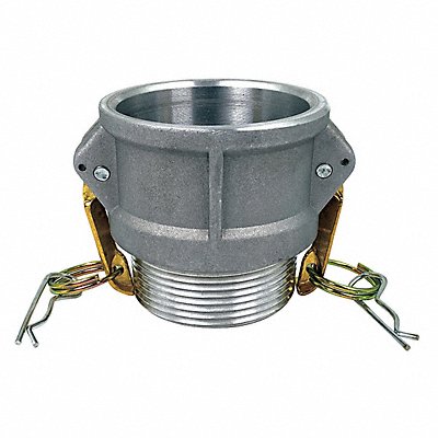 GRAINGER PLE46 Cam and Groove Coupling 2-1/2 Aluminum