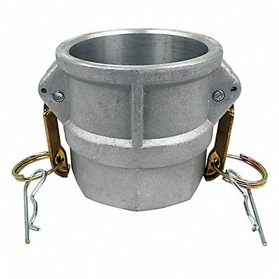 GRAINGER PLE66 Cam and Groove Coupling 2-1/2 Aluminum