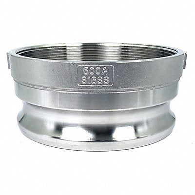 GRAINGER PLE92 Cam and Groove Adaptor 6 316 SS