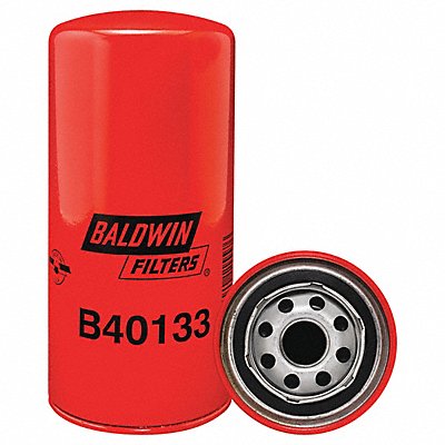 BALDWIN FILTERS B40133 Lube Filter Spin On 8-1/8 L A Gasket
