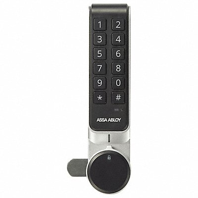 HES KP20 Electronic Keyless Lock Al and Zinc Cast