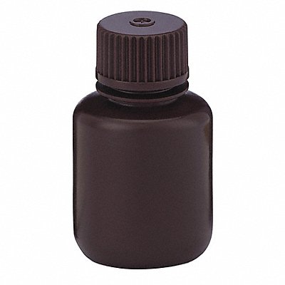 GLOBE SCIENTIFIC 7060030AM Bottle 62 mm H Amber 36 mm Dia PK12