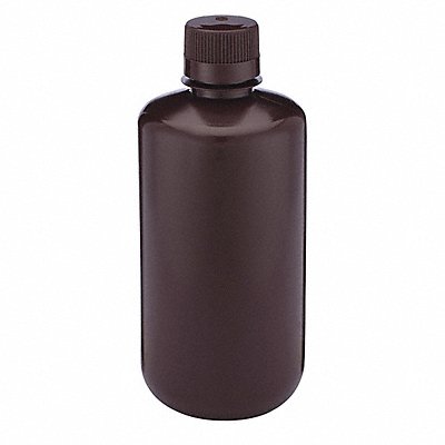 GLOBE SCIENTIFIC 7061000AM Bottle 216 mm H Amber 92 mm Dia PK6