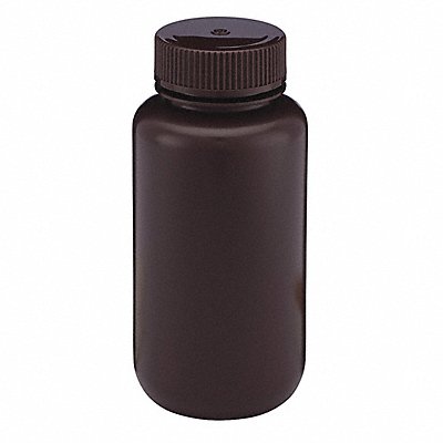 GLOBE SCIENTIFIC 7010250AM Bottle 133 mm H Amber 61 mm Dia PK12