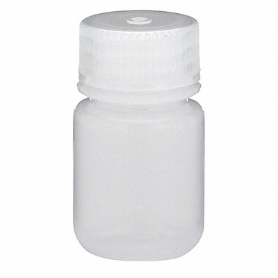 GLOBE SCIENTIFIC 7020030 Bottle 63 mm H Natural 36 mm Dia PK12